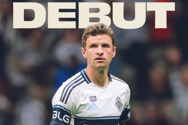 首秀破门被吹越位！穆勒MLS首战替补上阵半小时，温哥华1-1休斯顿