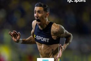 技惊四座！迪马利亚超远距离任意球世界波，回归阿超后6场3球