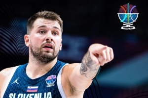 小组赛阶段东契奇场均创造51.4分 占斯洛文尼亚场均得分54.8%！