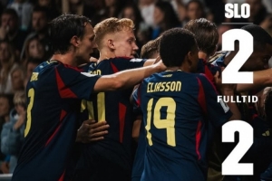 世预赛-斯洛文尼亚主场2-2绝平瑞典 伊兰加破门&约克雷斯助攻