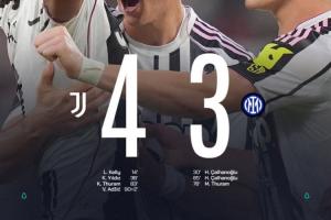 国家德比？神仙德比💥尤文4-3国米对轰局，单场4个世界波🚀