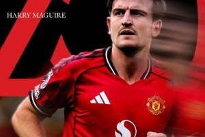 马奎尔曼市德比替补登场，达成曼联生涯250次出场里程碑