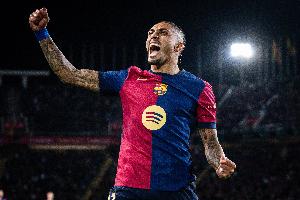 4球！瓦伦西亚是拉菲尼亚在巴萨生涯破门次数最2多的对手