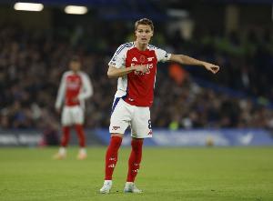 ESPN：厄德高和萨卡均因伤无缘出战毕巴，两人未参加周一训练