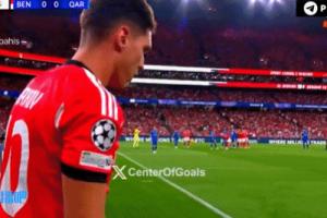 大胜节奏？开场仅16分钟，本菲卡就2-0领先卡拉巴赫