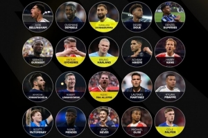 英超官方晒金球奖30人提名：谁会接班罗德里？