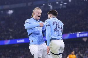 快速反击首开纪录！超越吉鲁，哈兰德在英超中已打进91球