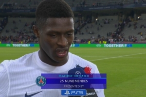 门德斯：每支球队都渴望战胜巴黎，虽面临伤病潮但我们始终自信