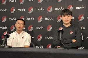 采访时怎么想到那么多古话的？杨瀚森：想让翻译记住2005魔童降世